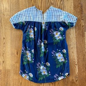 Pink chicken flora shirt tunic dress, 8